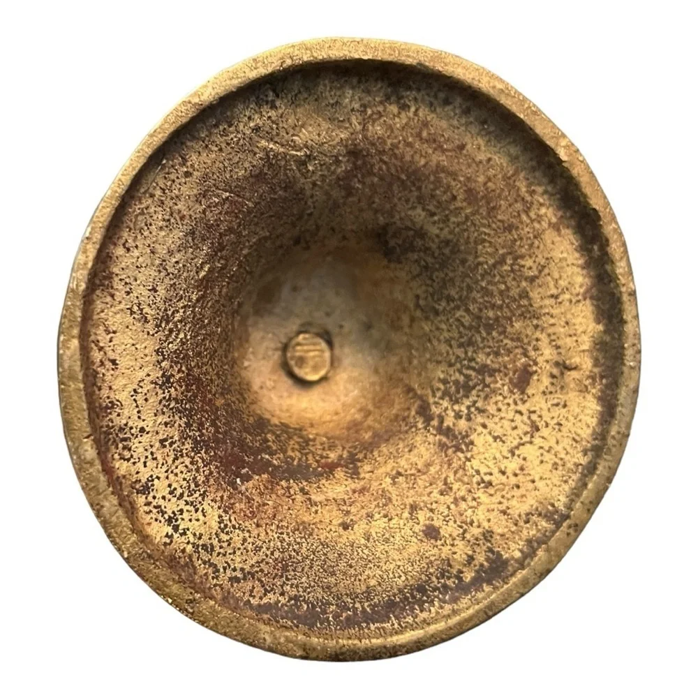Vintage‎ Brass Candle Holder with Bell